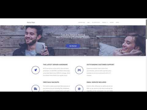 How to Create a Hosting Company Website - Overview