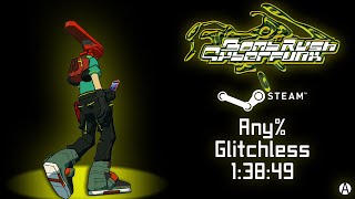Bomb Rush Cyberfunk Speedrun (1:38:49) - Any% Glitchless - Steam @Auddy07