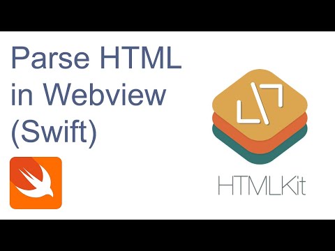 Parse HTML in Swift 5 (HTMLKit) - Xcode 11, 2020, iOS Development