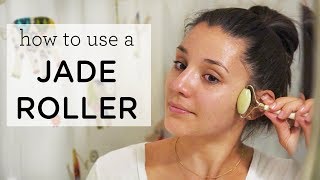 HOW TO USE A JADE ROLLER ‣‣ Reduce Wrinkles & Eye Bags