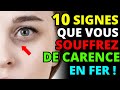 Symptmes les plus frquents dune carence en fer  pires aliments qui entravent labsorption du fer