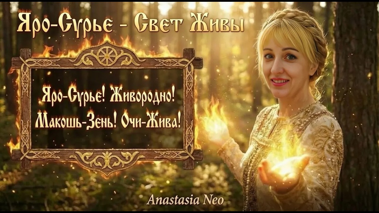 Яро-Сурье — Свет Живы ☀️ Славянская Мантра-Молитва 🔥 Агмы и Активация Солнечной Энергии