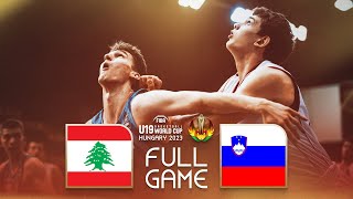 Lebanon v Slovenia | Full Basketball Game