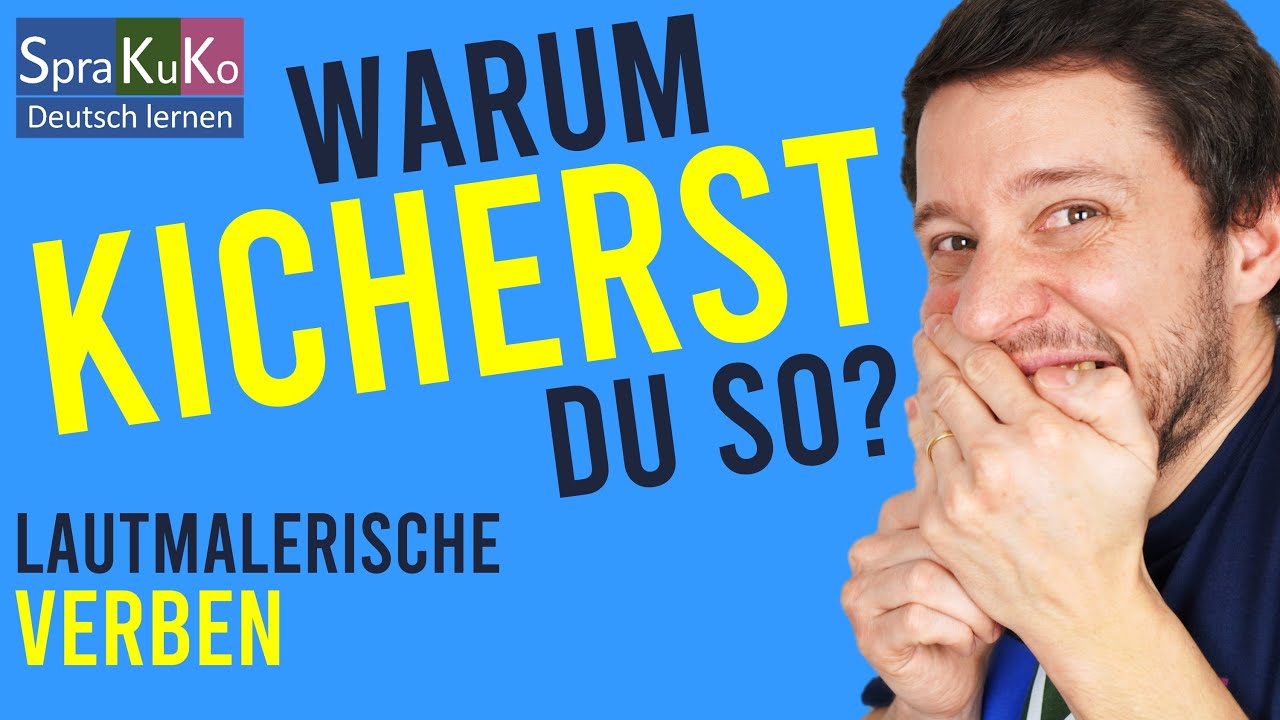 Deutsch lernen mit Dialogen | Wortschatz - Geräusche, die ein Mensch erzeugt | Sprakukos DaF-Kanal