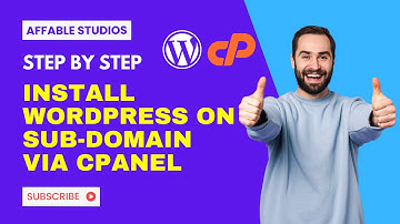 How To Create a Subdomain In cPanel And Install WordPress | Easy 4 Step Tutorial 2021