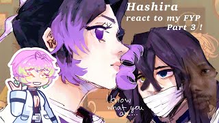 2X SPEED!! || HASHIRA reaction to MY FYP  kny TikToks! || Part 3/? 