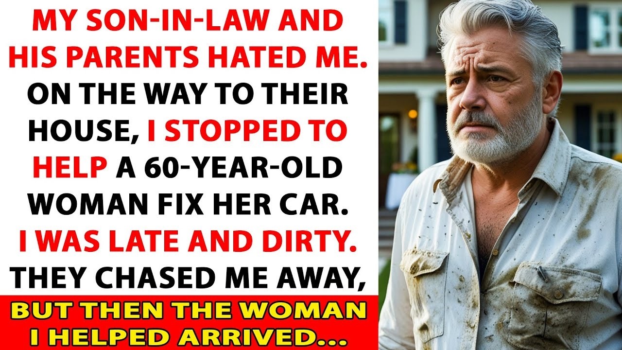 I Was Late to Meet My Wealthy Son in Law’s Family—Because I Helped a Stranger on the Road…