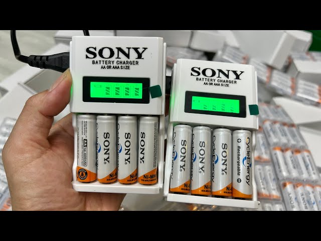 Có nên dùng PIN SẠC cho MIC không? - Bộ Pin Sạc SONY 4600mAh: Có Màn Hình LCD + Tự Ngắt Khi Đầy