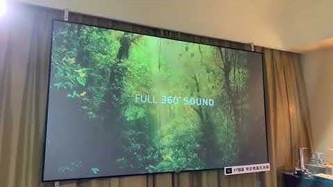 #xyscreen Black Crystal ALR Fixed Frame screen