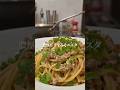 濃厚ピリ辛みそパスタ