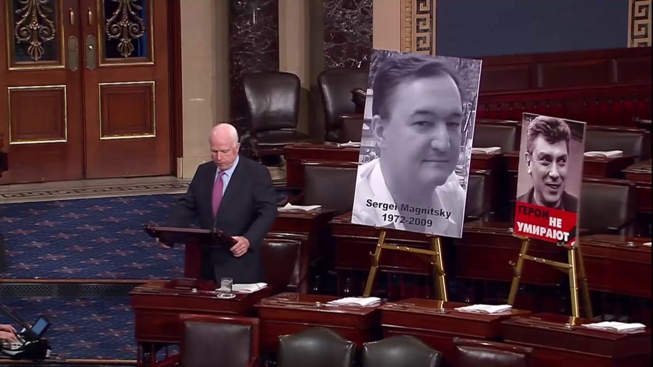 McCAIN FLOOR STATEMENT ON LIFE OF SERGEI MAGNITSKY