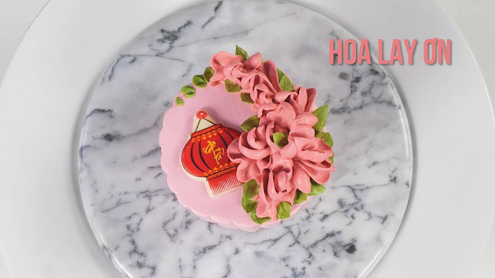 Cách làm Bánh Kem Trung Thu Hoa Lay Ơn chuẩn độc - lạ