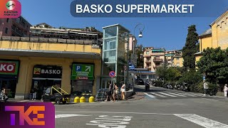 Scenic 2022 TKE Synergy 200 MRL traction elevator@Basko Supermarket, Rapallo, Italy