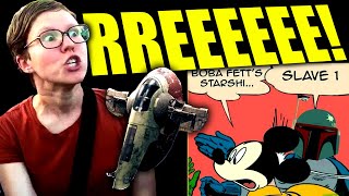 BOBA FETT SHIP'S NAME SLAVE 1 CENSORED! ACTOR ATTACKED FOR  RESPONSE BY THE WEIRDO HATE MOB!