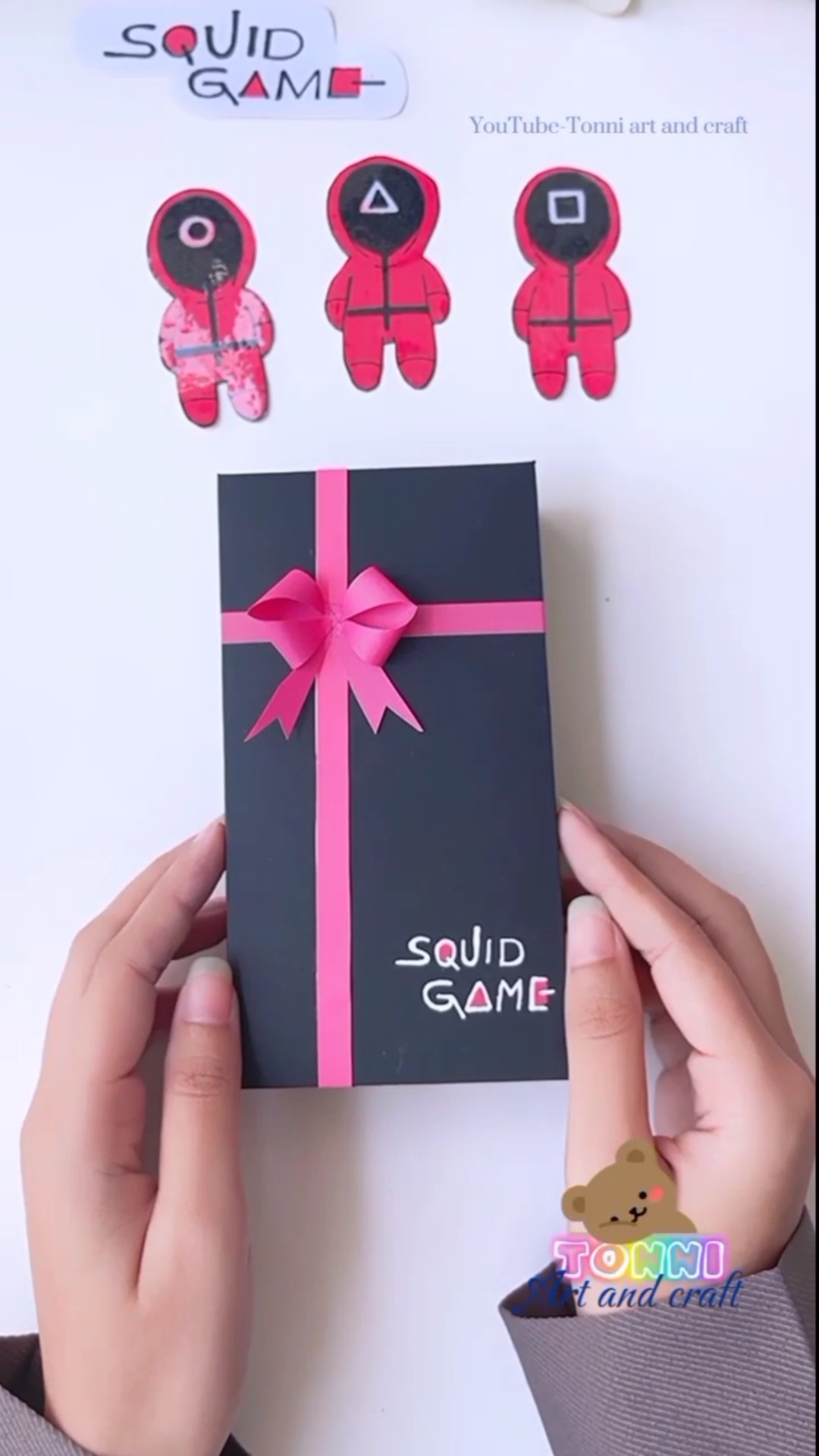 Squid game-2 (try it) #shorts #tonniartandcraft #art #squidgame #love