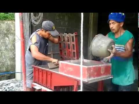 How to make strong concrete hollow blocks. Building our Dream house in Philippines. #16.