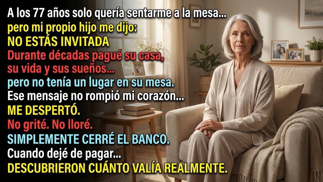 La lección más dura que aprendí a los 77 años sobre familia y dinero