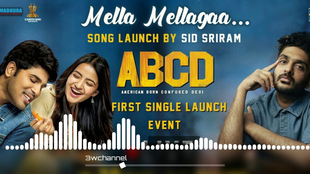 Mella Mellaga ringtone  ABCD Movie Songs  Allu Sirish  Rukshar Dhillon  Sid Sriram Ringtone