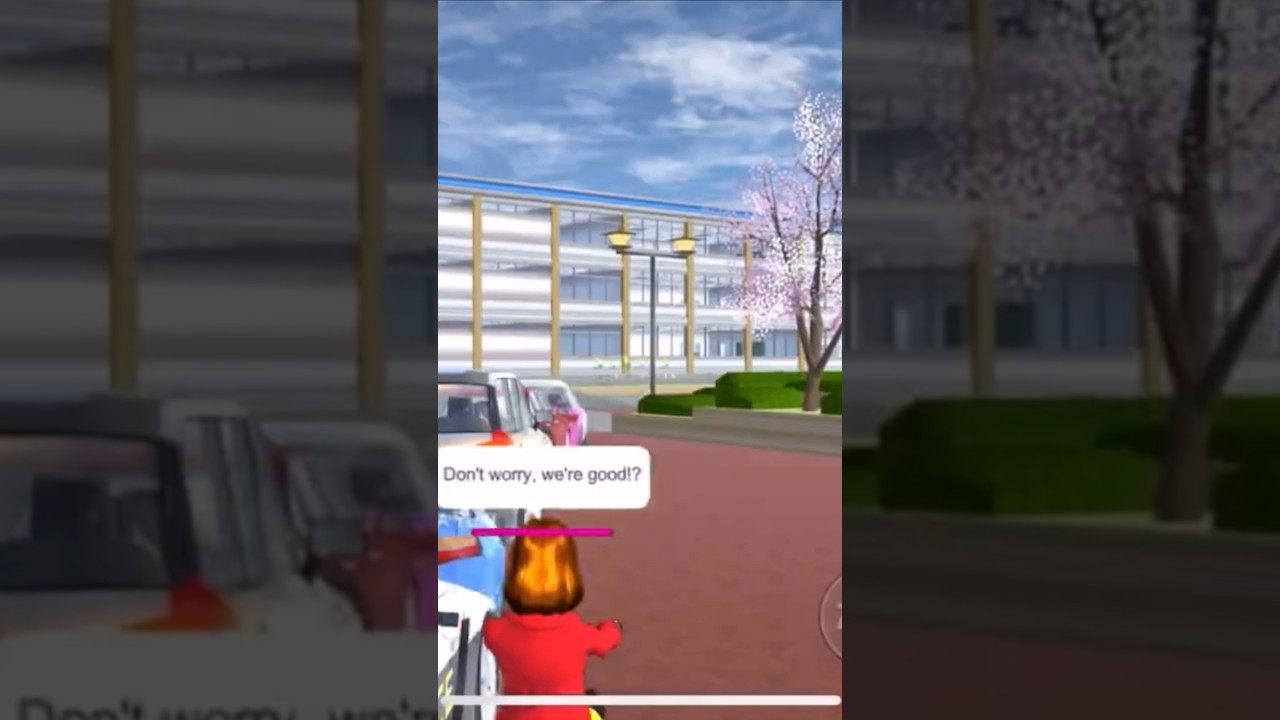 Sakura school simulator X Shape car parking part 3