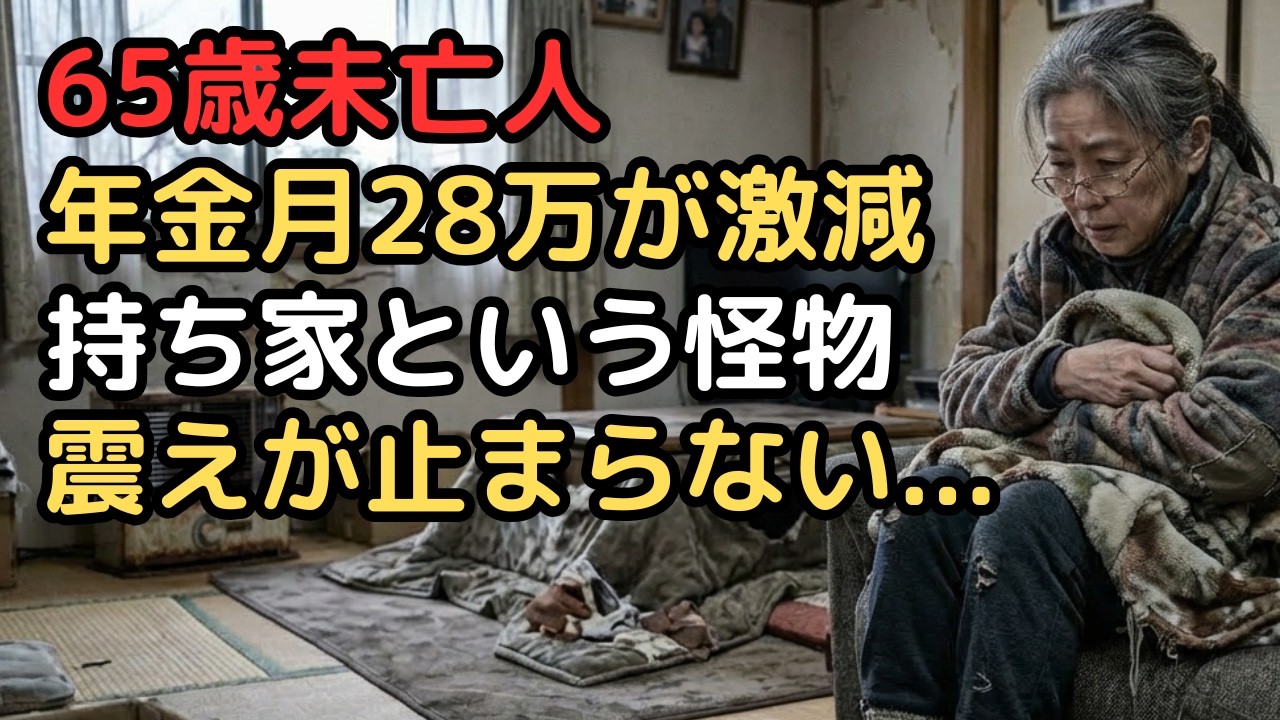 65歳で未亡人に「私一人じゃ、この家は守れない…」世帯年金28万円が激減。遺族年金の手取り15万で迫る固定費の恐怖に、震えが止まらなかった夜