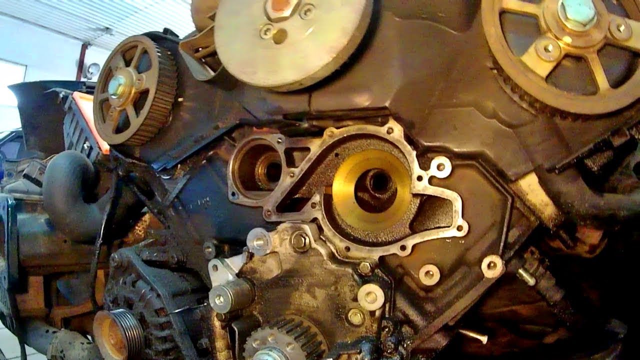 Замена ремня ГРМ Фольксваген Пасат 2.5TDI. - YouTube