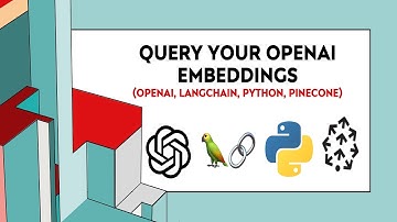 How To Query OpenAI Embeddings - OpenAI | Langchain | Python | Pinecone