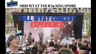 FULL SB19 WYAT Concert Experience in SINGAPORE | SGVlog