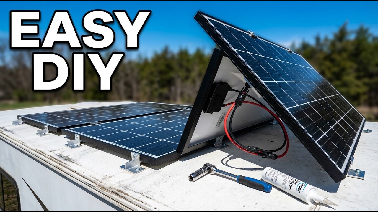 How to Build a 400W Solar Power System for Your RV (The EASY Way) - YouTube