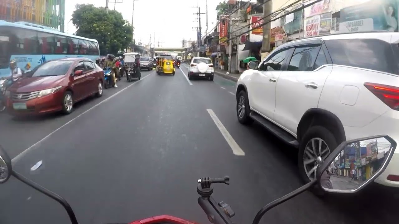 grabe traffic alabang zapote road | Honda click 125I v3