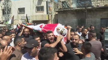 Funeral of 17-year-old Palestinian killed during Israeli military raid in northern West Bank