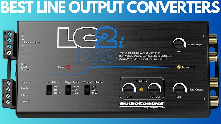 THE BEST LINE OUTPUT CONVERTER FOR CAR AUDIO OF 2023 | Top 5 Subwoofer Line Out Converters Exposed!