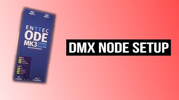 DMX Node Setup Tutorial | Offline Lighting Network with Router + ipad