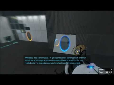Portal 2 - Laser Catapult ~ 18.73 seconds