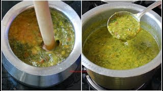 | maharashtrian dal palak recipe