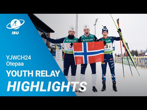 YJWCH24 Otepaa: Youth Men Relay Highlights