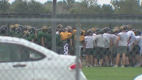 Viera football players return to practice