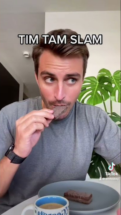 Download lagu Tim Tam slam with Dark Chocolate Tim Tams #australia #usa #food