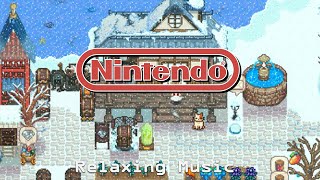 Relaxing winter Nintendo video game music for study , sleep, work.