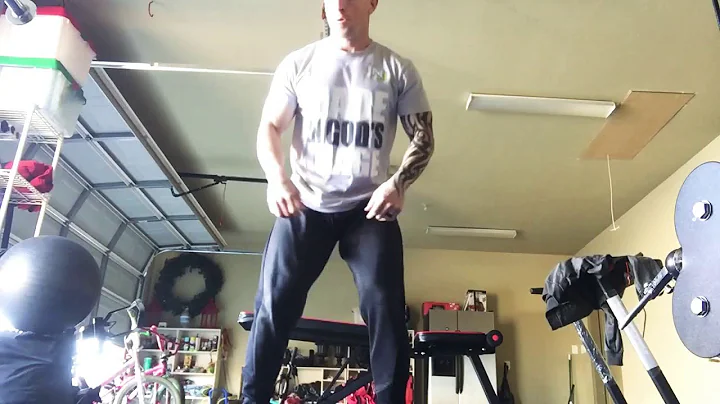 Workout- 10 min. Of squat jumps total, 160 push al...