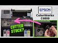 Epson Colorworks C6000 tutorial How to CLEAN the Cutter Blade