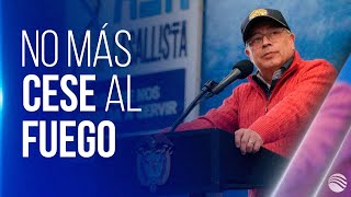 Petro ordena no pactar más ceses al fuego con disidencias Farc al suroccidente de Colombia