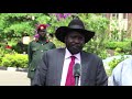 Juba clashes -President Salva Kiir meets AU delegation