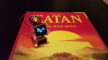 Settlers of Catan Electronic Dice with Arduino and OLED Screen