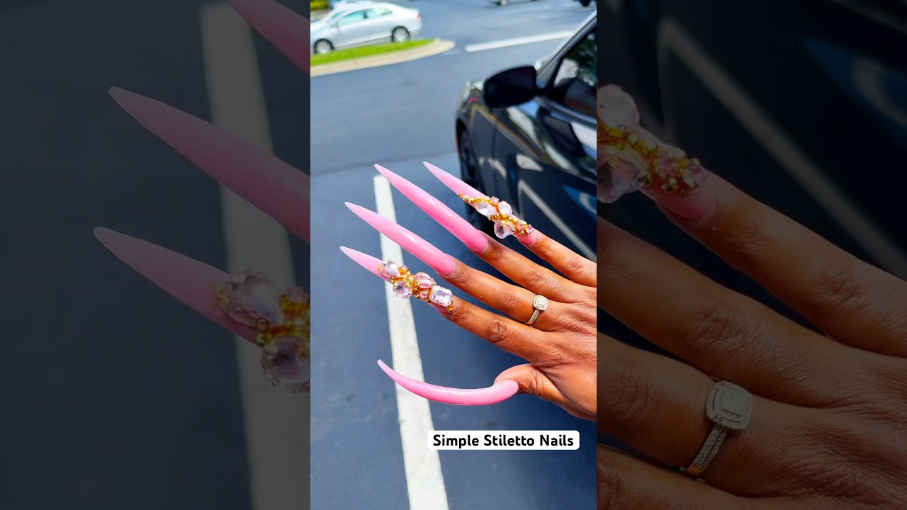 Simple Stiletto Nails 