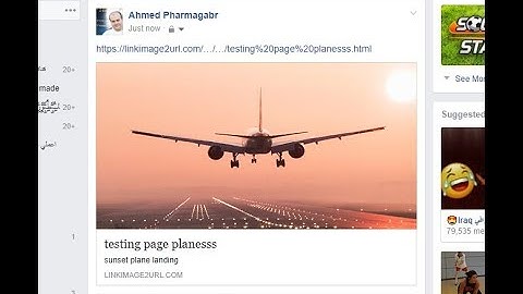 How to make facebook/ twitter clickable large thumbnail