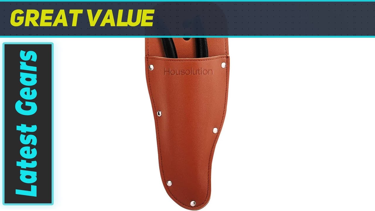 Garden Pruner Sheath – Best Premium PU Leather Tool Holster
