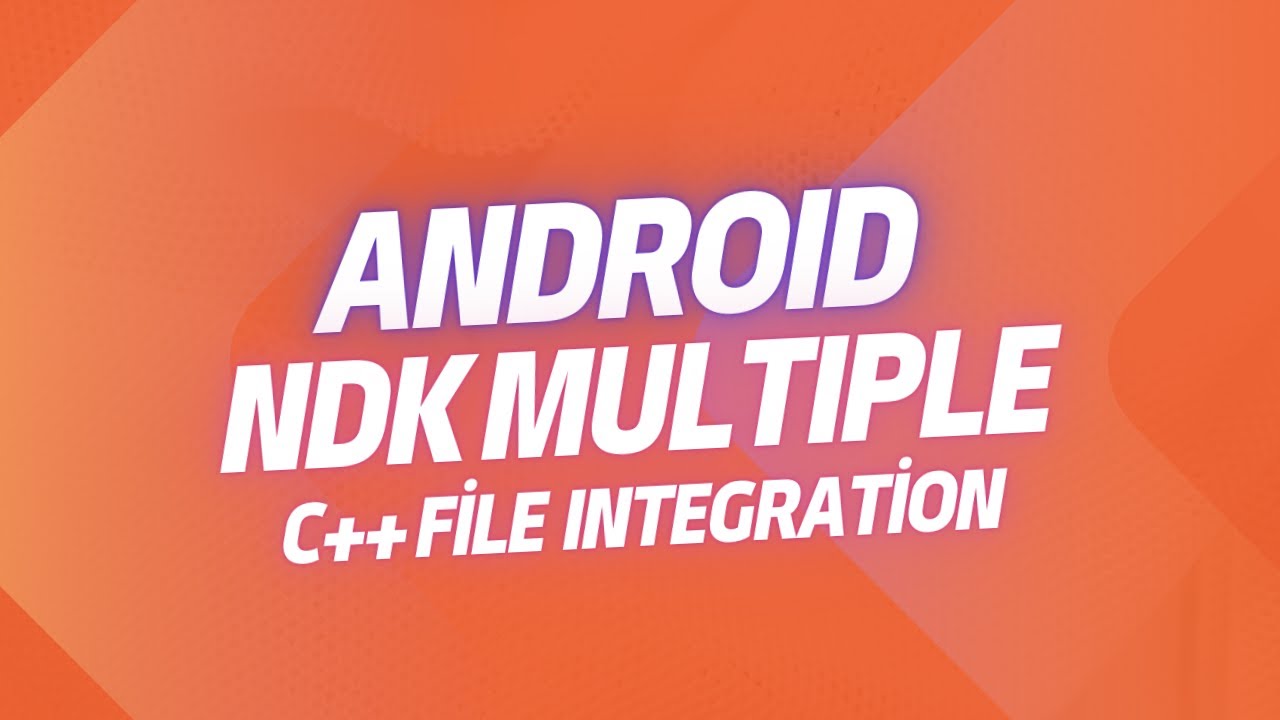 Multiple ndk C++ file Integration Android Studio | Java - YouTube
