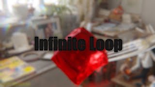 Infinitely Looping jelly cube animation