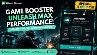 Introducing WMaster Cleanup’s Game Booster Feature! screenshot 2