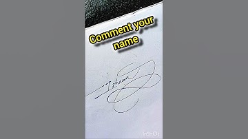 Stylish Signature name Ishaan | Commnet Your Name #shorts